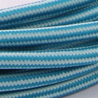 Turquoise Stripe cable per m.